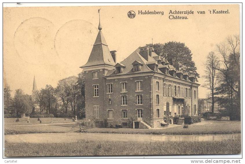 HULDENBERG-ACHTERZIJDE VAN ´T KASTEEL-CHATEAU-UITG.ALPHONSE VANWAYENBERGH-VERZONDEN 1932 - Huldenberg