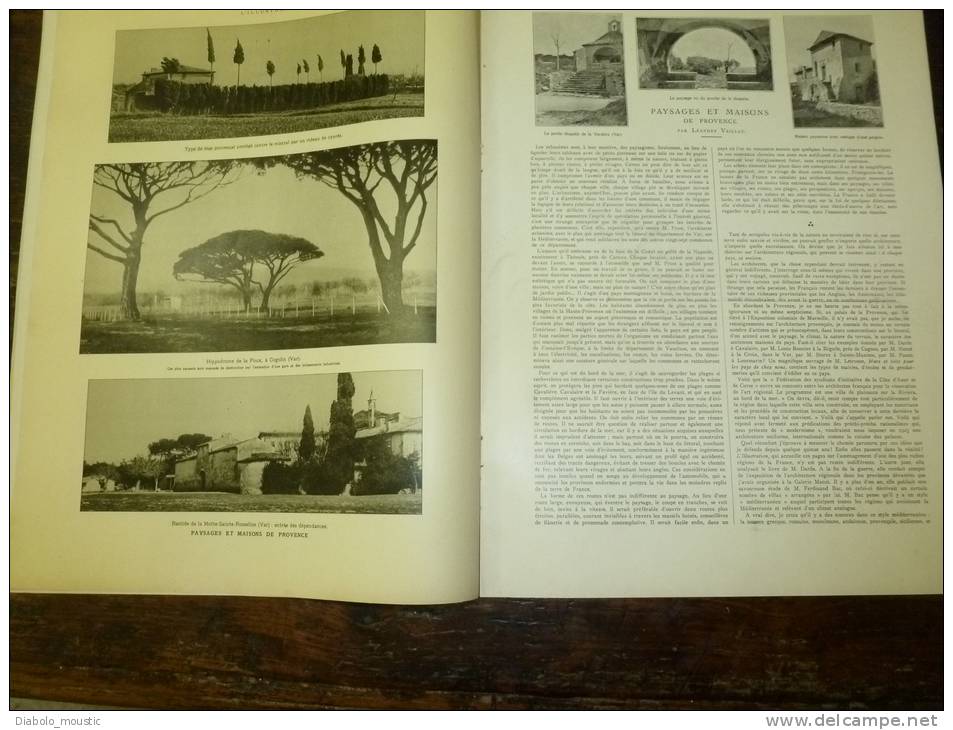 1925 Exilés De LEQUITTIO ;Provence (Cogolin,La-Motte-Ste-Ros Seline,Cabasse,Manosque, Cette..etc ;MUSIC-HALL ;Strasbourg - L'Illustration