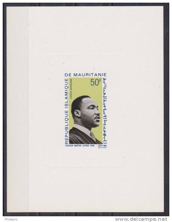 MAURITANIE  PROOF/EPREUVE  MARTIN LUTHER KING  YVERT N°PA82   Réf 809 - Martin Luther King