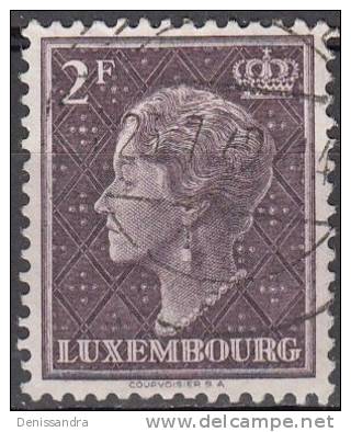 Luxembourg 1948 Michel 453 O Cote (2008) 0.20 Euro Grande-Duchesse Charlotte Cachet Rond - Oblitérés