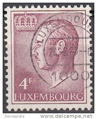 Luxembourg 1971 Michel 829X O Cote (2008) 0.30 Euro Grand Duc Jean Cachet Rond - Oblitérés