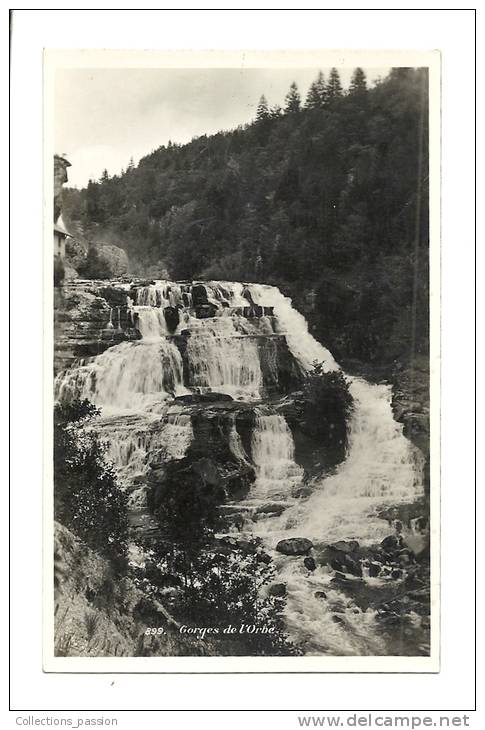 Cp, Suisse, Gorges De L'Orbe - Orbe