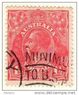 PIA - AUSTRALIA - 1923-24  : George V  -  (Yv  37) - Used Stamps