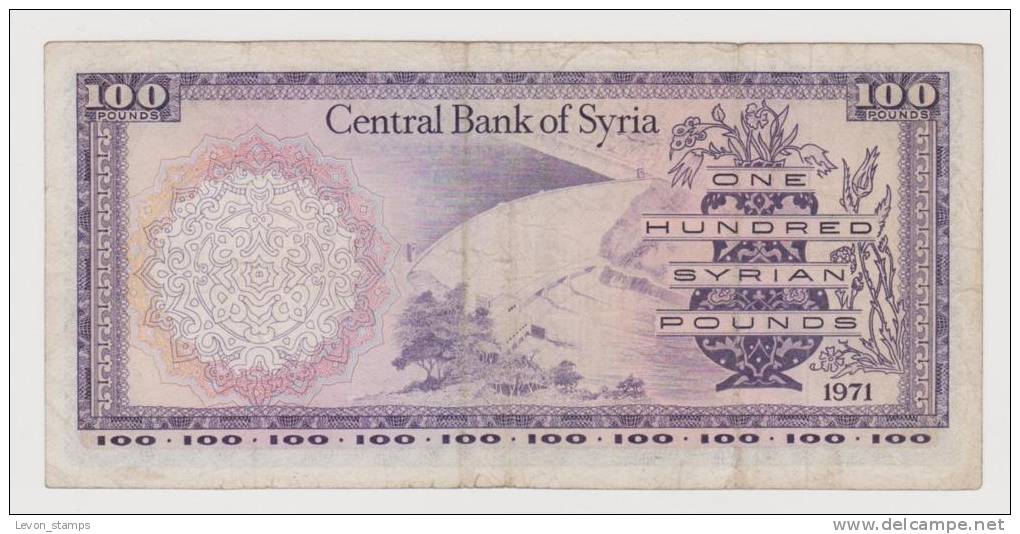 Syria,100 Pounds 1971 ,No´98c , F. - Syrien