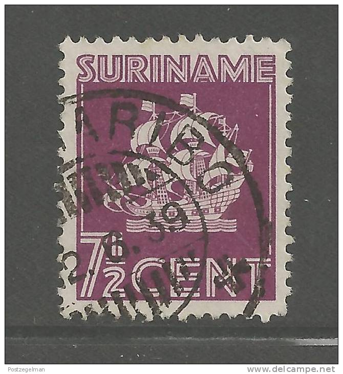 SURINAME  1936 Cancelled Stamp(s) Little Ship 1 Value Only Nr. 166 - Surinam ... - 1975