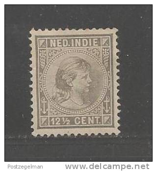 NEDERLANDS INDIE 1892 Unused Hinged Stamp(s) Wilhelmina 12 1/2 Cent Violet Nr. 24 - Netherlands Indies