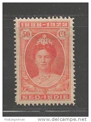 NEDERLANDS INDIE 1923 Unused Hinged Stamp(s) Wilhelmina Jubilee 50 Cent Orange Nr. 163 - Nederlands-Indië