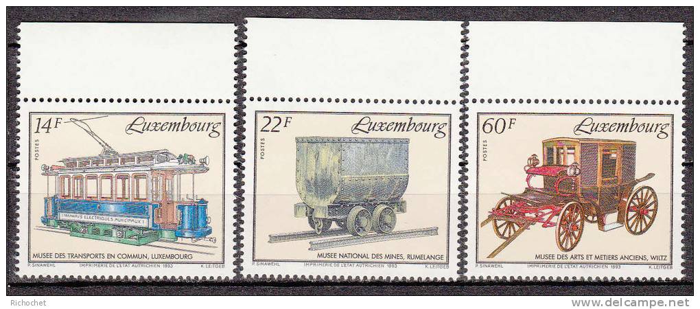 Luxembourg  1274 à 1276 ** - Unused Stamps