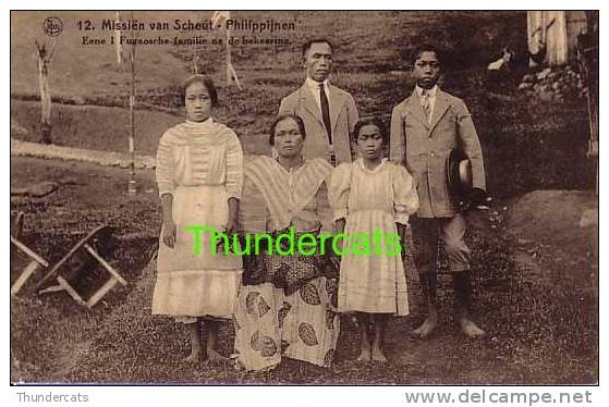 PHILIPPINES FILIPPINES ** MISSIEN VAN SCHEUT PHILIPPIJNEN EENE I FUGAOSCHE FAMILIE NA DE BEKEERING - Philippines