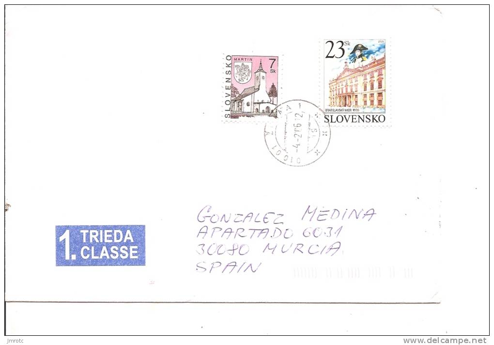 Lettre  Slovaquie  2006 (258) - Storia Postale