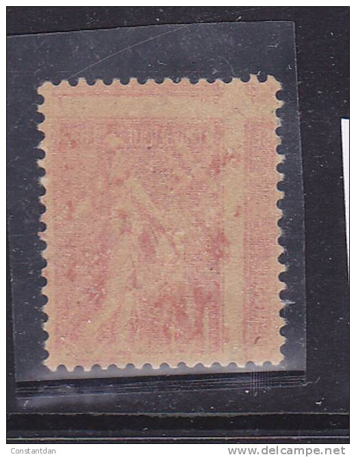 FRANCE N° 129c 10C ROSE SEMEUSE LIGNE  RECTO VERSO  NEUF PETITES ADHERENCES - Unclassified