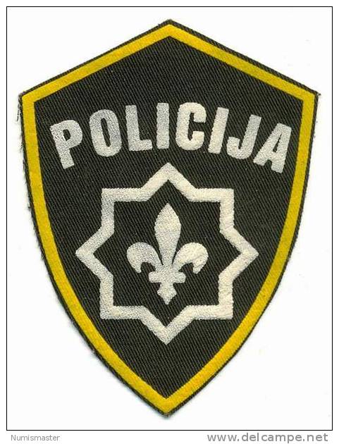 BOSNIA , SIEGE OF SARAJEVO , POLICE PATCH - Politie & Rijkswacht