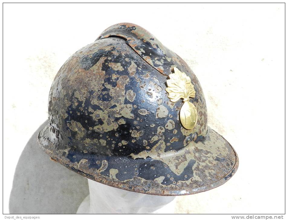 CASQUE ADRIAN Modéle 1926 GENDARMERIE MOBILE - Politie & Rijkswacht