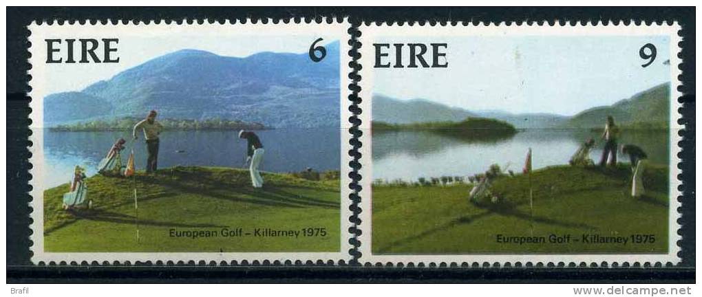 1975 Irlanda, Europei Di Golf , Serie Completa Nuova (**) - Altri & Non Classificati