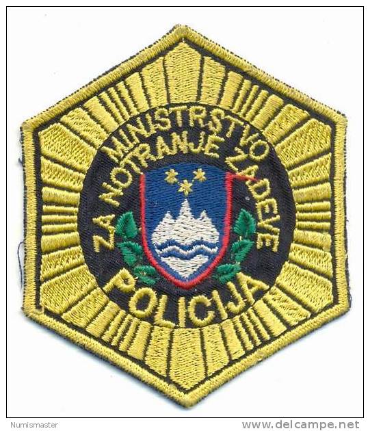 SLOVENIA POLICE PATCH - Politie & Rijkswacht