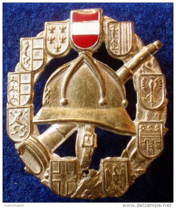 FIREFIGHTING , AUSTRIA BREAST BADGE - Pompieri