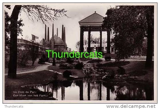 EXPOSITION DE BRUXELLES 1935 PHOTO VERITABLE  ** UN COIN DU PARC ** EEN HOEK VAN HET PARK - Expositions