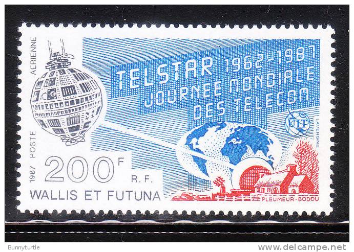 Wallis And Futuna Islands 1987 World Communication Day Telstar MNH - Ongebruikt