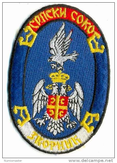 BOSNIA SERBS ARMY , SRPSKI SOKO , ZVORNIK , PATCH - Blazoenen (textiel)