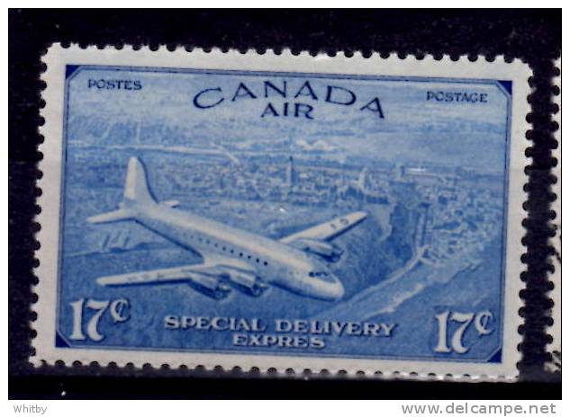 Canada 1946 17 Cent Air Mail Special Delivry Issue #CE4 - Posta Aerea: Espressi