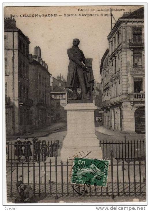 CHALON SUE SAONE - Statue Nicéphore Niepce - Chalon Sur Saone