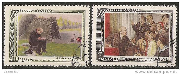 Russia 1950 Used - Yv. 1527/28  Mi. 1544/45 - Gebraucht