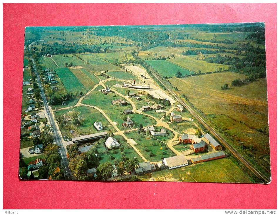 Aerial View Shelburne VY    Museumm Cancel Early Chrome  =  Ref 495 - Andere & Zonder Classificatie