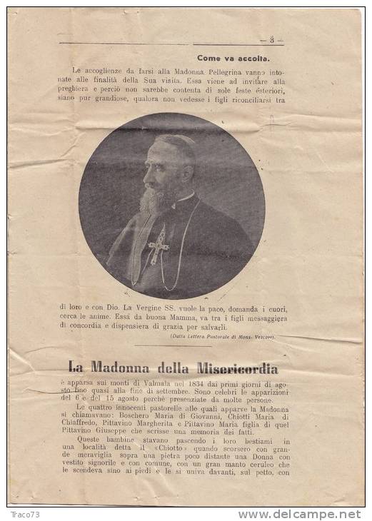 RELIGIONE - BOLLETTINO PARROCCHIALE _ Luglio 1949 / Regina Della Diocesi Saluzzese - Altri & Non Classificati