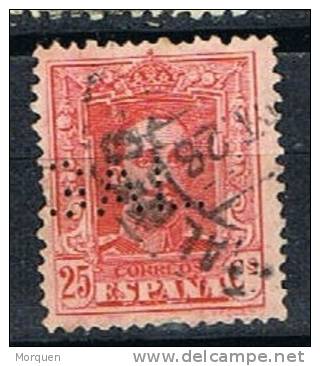 Sello Perforado Comercial GAL  Alfonso XIII, Edifil Num 317 º - Usados