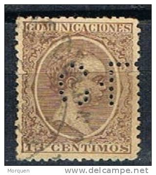 Sello 15 Cts Perforado Comercial C.L Credyt Lyonnais, Edifil Num 219 º - Usados