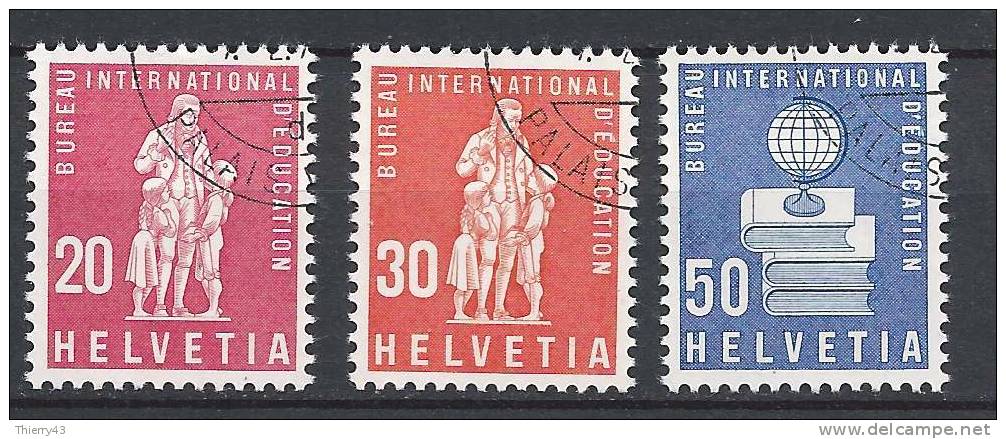 Suisse, Schweiz 1960 - IBE - Y&amp;T S426-28  Mi. 46-48  Used, Oblitéré, Gest. - Service