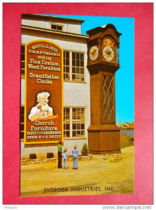 Svoboda Industries--- Kewaunee Wi-- World Largest Grandfather Clock  Early Chrome ==   === Ref 496 - Sonstige & Ohne Zuordnung