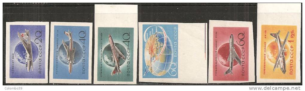 Russia 1958 MNH** - Yv.105/10  Mi.2106/08+2169/71 - 6v.** - Unused Stamps
