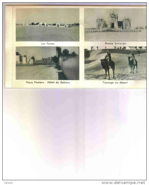 OUARGLA       ALGERIE   MULTIVUES  CARTE LETTRE - Ouargla