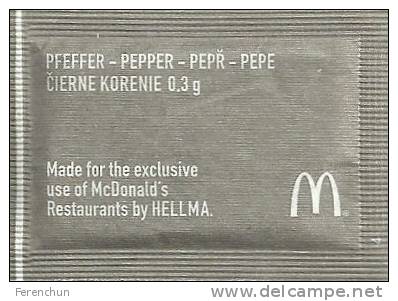 McDONALD´S * McCAFE * SUGAR * PEPPER * Mc Korenie 2012 * Czech Republic & Slovakia - Sucres