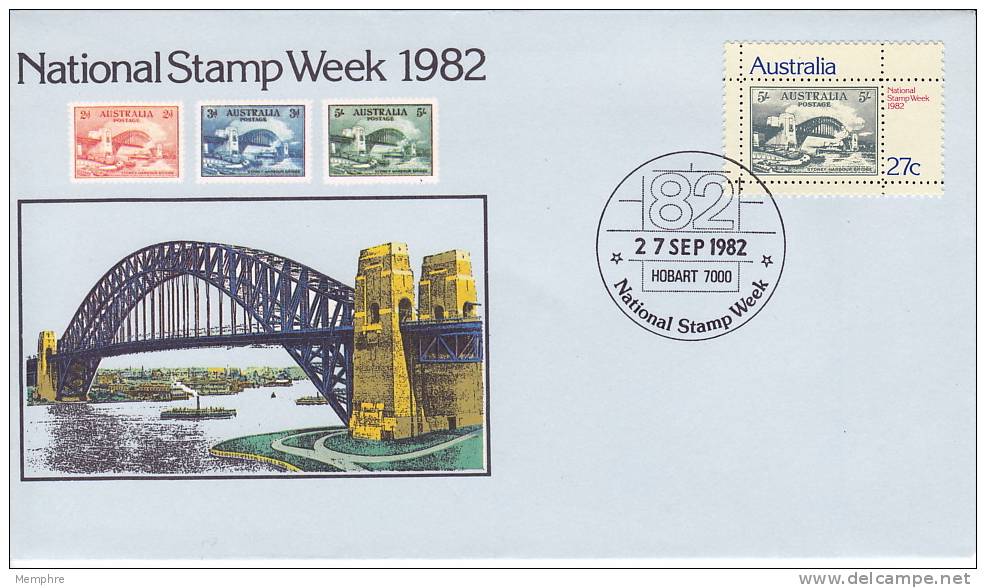 1982  National Stamp Week Stamp On Stamp Sc 846 FDC - FDC