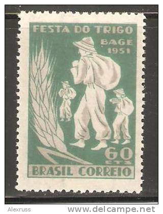 Brazil 1951 ,Festival Of Grain At Bage ,Sc 715 ,MNH** - Nuevos