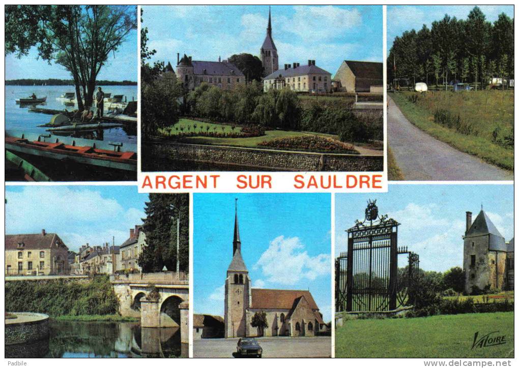 Carte Postale 18. Argent-sur-Sauldre Trés Beau Plan - Argent-sur-Sauldre