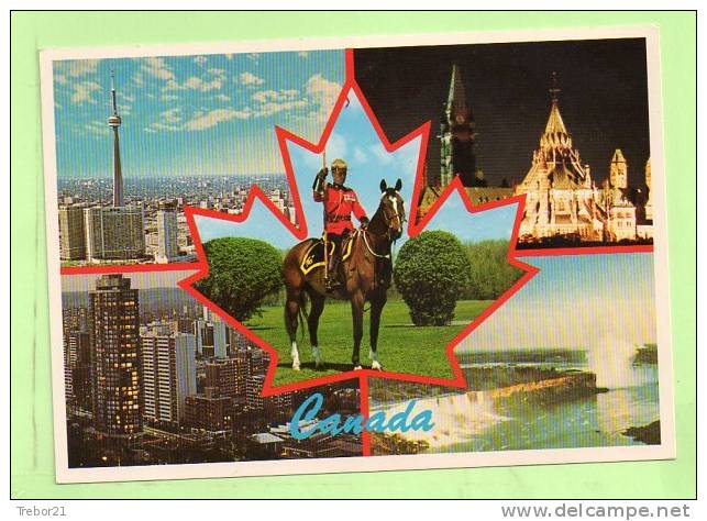 CANADA - Montie And Indian Chief  - -TORONTO , ROYAL CANADIAN MONTED POLICE - Muskoka