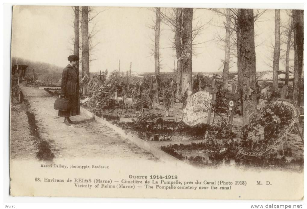 REIMS. - Cimetière De La Pompelle, Près Du Canal - Reims