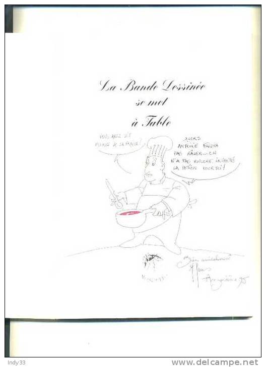 - LA BANDE DESSINEE SE MAT A TABLE . B. GIROUSSE C. CHARRIER J.F. DOUVRY M. JANS . . MOSQUITO 1992 - Autographs