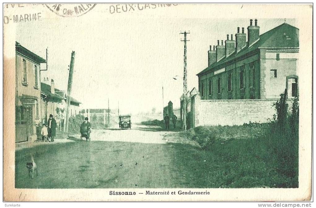 AISNE 02.SISSONNE MATERNITE ET GENDARMERIE - Sissonne