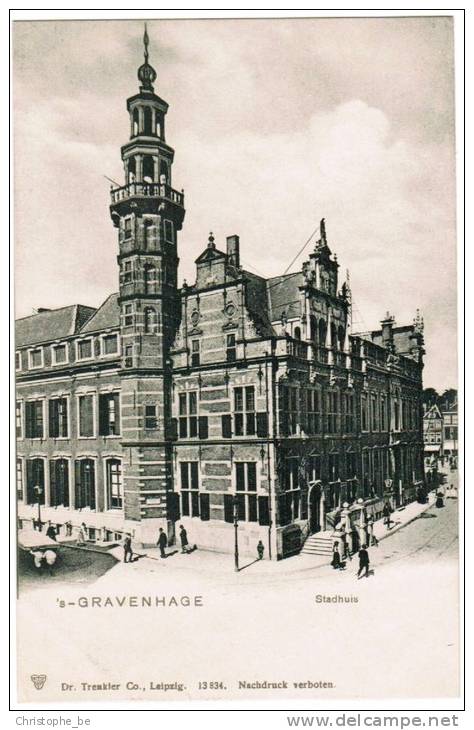 Oude Postkaart Nederland S Gravenhage, Stadhuis (pk4753) - Den Haag ('s-Gravenhage)