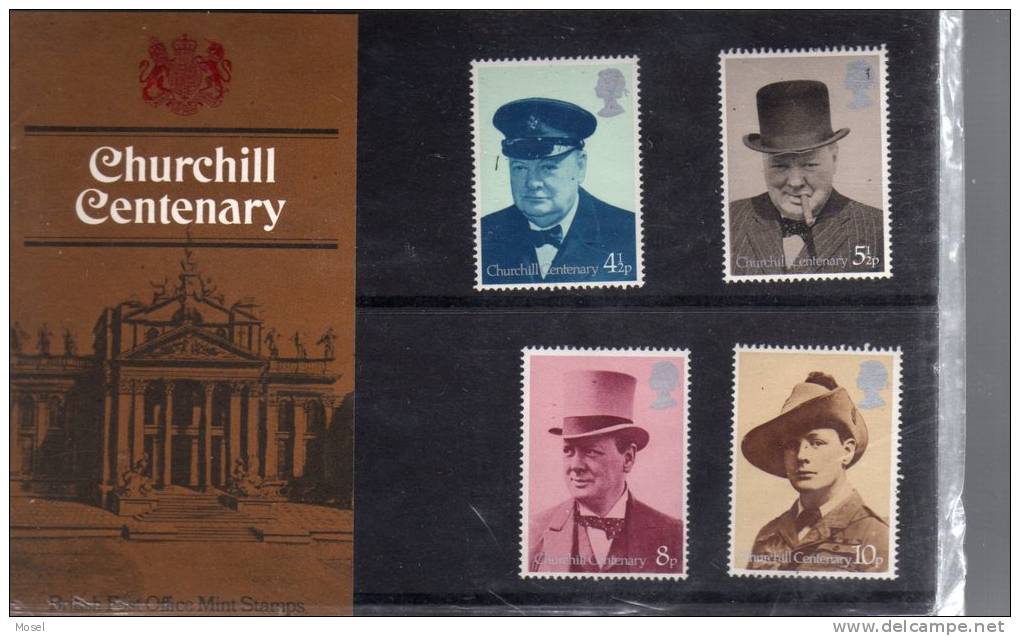 Great Britain Royal Mail 1974 Churchill Presentation Pack PO Condition - Presentation Packs