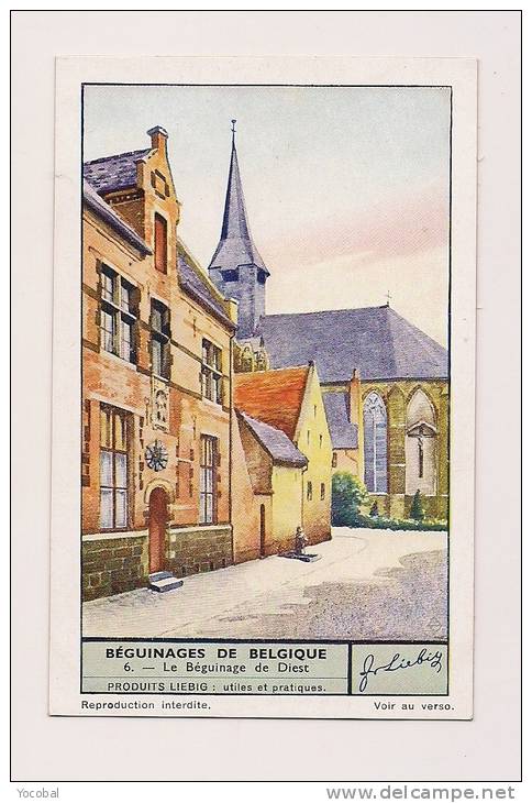 ### Chromo, Liebig, Beguinage De Belgique, Le Beguinage De Diest - Otros & Sin Clasificación