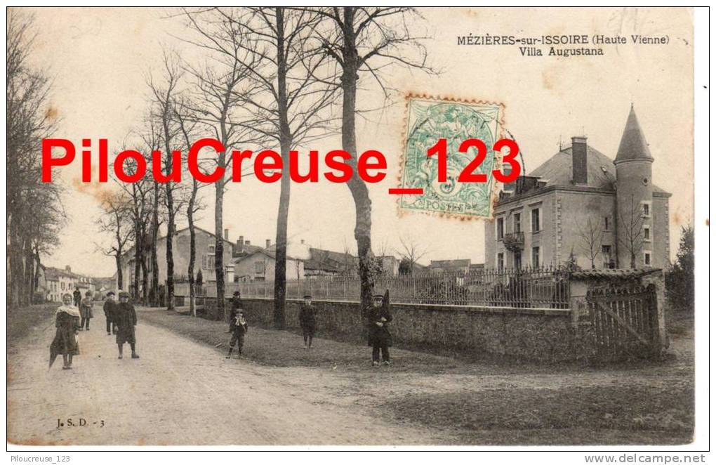 87 - MEZIERES Sur ISSOIRE - " Villa Augustine - Augustana, Route De Confolens " - - Meziere Sur Issoire