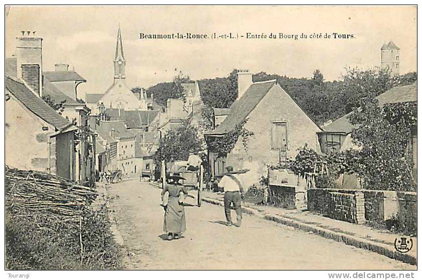 Indre-et-Loire : InLo 65 : Beaumont-la-Ronce  -  Entrée Du Bourg Du Côté De Tours - Beaumont-la-Ronce