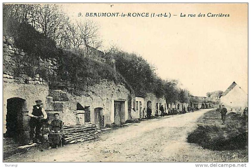 Indre-et-Loire : InLo 66 : Beaumont-la-Ronce  -  Rue Des Carrières - Beaumont-la-Ronce