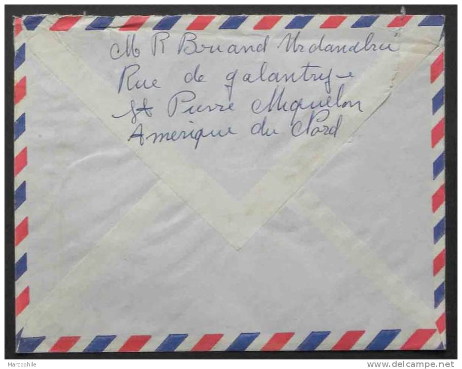 SAINT PIERRE & MIQUELON / 1971 - PA # 50 SUR LETTRE COMMERCIALE POUR LA FRANCE (ref 2615) - Briefe U. Dokumente