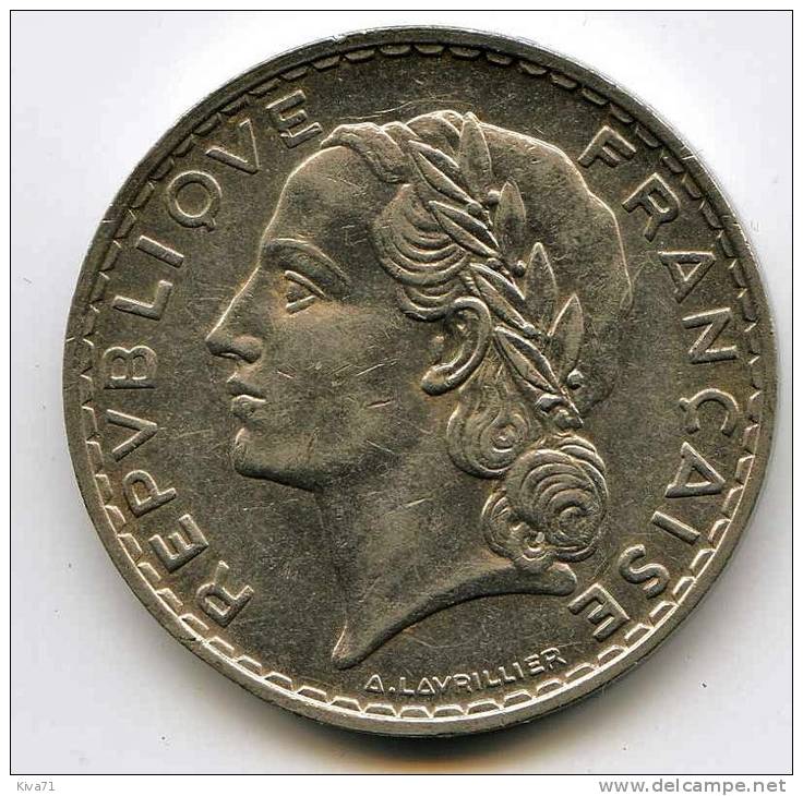 5 Francs   1933 Nickel - 5 Francs